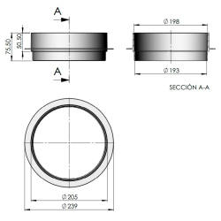 Distanciador tapa skimmer 15 L AstralPool