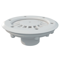 Adjustable Pool Floor Return Inlet for Prefabricated AstralPool Solvent-weld Exterior Ø63 Pn 6 Int. Ø50 mm White