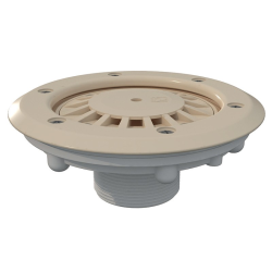 Adjustable Pool Floor Return Inlet for Prefabricated AstralPool Solvent-weld Exterior Ø63 Pn 6 Int. Ø50 mm White