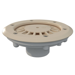 Boquilla de fondo para piscina prefabricada AstralPool Encolar exterior Ø63 PN 6 int. Ø50 mm Blanco