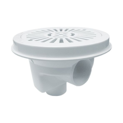 Main Drain Circular Ø 200 mm Pisc. Horm. Grille Plana