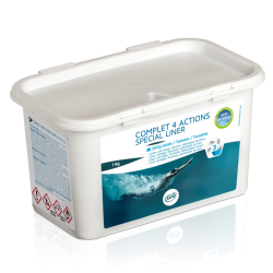 Cloro multiactión pastillas 250 g. Especial liner Gre 1 kg.
