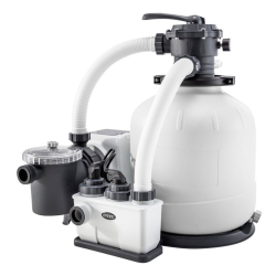 Sand Filter INTEX with Salt Water Chlorinator Eco INTEX 11 G/h 56800 L/h
