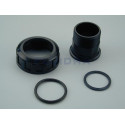 Coupling Straight Black 2" new