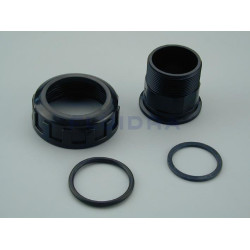 Coupling Straight Black 2" new