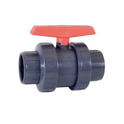 valve bola en PVC-U Serie PN10. Antiblock D-50 mm