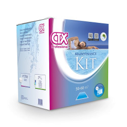 Kit mensual de mantenimiento CTX para piscina.