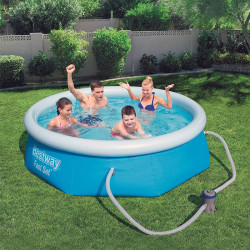 Pool Autoportante Bestway Fast Set 305 x 76 cm with Filter unit