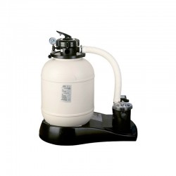 Above-ground pool Gre Fidji Circular Acero Chapa White