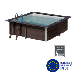 Piscina composite Gre Avantgarde cuadrada