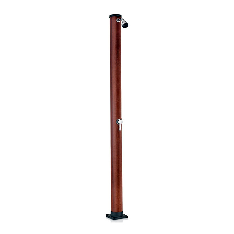 Ducha solar Gre 20 litros PVC aspecto madera AR1020W Ducha solar Gre 20 litros PVC aspecto madera AR1020W