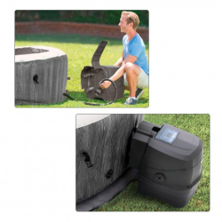 Spa inflatable Intex PureSpa Greywood Deluxe 196 x 71 cm 28440EX