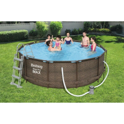 Pool Bestway Steel Pro MAX Rattan Ø 366 x 100 cm