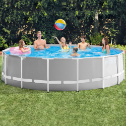 Piscina Intex Prism Frame 457x122cm con depuradora y escalera 26726NP