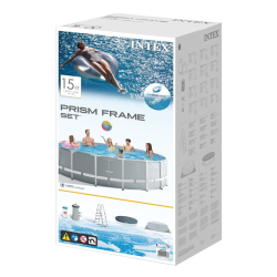 Piscina Intex Prism Frame 457x122cm con depuradora y escalera 26726NP