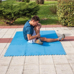 Tapiz de suelo para piscinas desmontables 9 ud. de 50x50cm