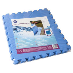 Tapiz de suelo para piscinas desmontables 9 ud. de 50x50cm