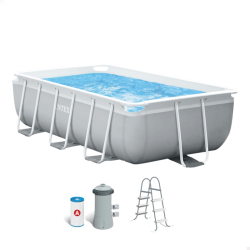 Pool INTEX Prism Frame 300x175x80cm with Dep. Cartridge and Ladder 26784np