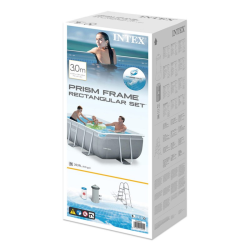 Piscina Intex Prism Frame 300x175x80cm con dep. cartucho y escalera 26784NP