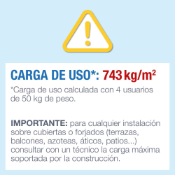 Pool Intex Prism Frame 300 x 175 x 80 cm with dep. cartridge and ladder 26784NP