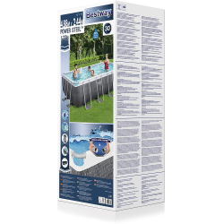 Piscina Bestway Power Steel 488x244x122cm