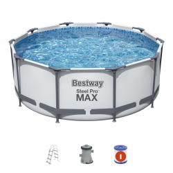 Above-ground pool Bestway Steel Pro Max 305×100 cm