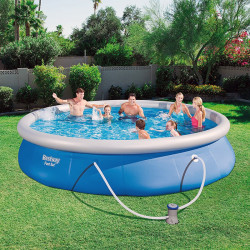 Piscina Bestway Fast Set 457 x 84 cm con depuradora