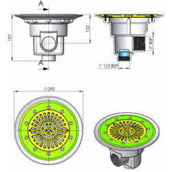 Kit accesorios empotrar pool Liner Astralpool