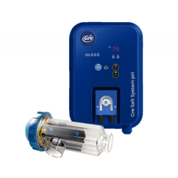 Salt Water Chlorinator GRE Premium 12 G/h with Dosing Pump PH for up to 60 m³