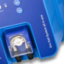 Clorador Salino Gre Premium 12 g/h con bomba dosificadora de pH para piscinas hasta 60 m³