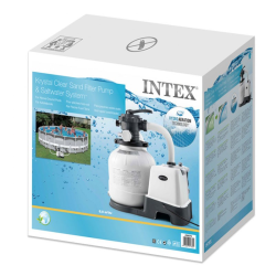 Depuradora de arena Intex con Clorador Salino Eco Intex 7 g/h 32000 l/h