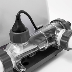Salt Water Chlorinator INTEX Krystal Clear qz1100 11 G/h with system Ozono 26666
