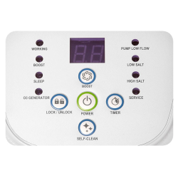 Salt Water Chlorinator INTEX Krystal Clear qz1100 11 G/h with system Ozono 26666