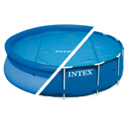 Cobertor solar piscinas Intex Easy Set y Metal Frame Ø244 cm