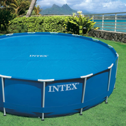 Cobertor solar piscinas Intex Easy Set y Metal Frame Ø244 cm