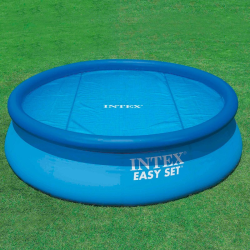 Cobertor solar piscinas Intex Easy Set y Metal Frame Ø305 cm