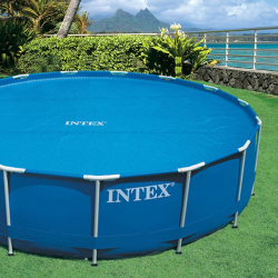 Cobertor solar piscinas Intex Easy Set y Metal Frame Ø366 cm