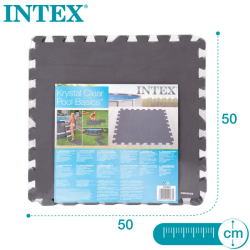 Protector suelo Intex for pools 50 x 50 x 0.5 cm 8 piezas
