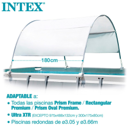 Toldo Parasol for pools Intex 28054