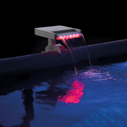 Cascada con LED Multi-Color para piscina Intex 28090