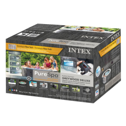 Spa Inflatable INTEX Purespa Greywood Deluxe 216x71cm 28442ex