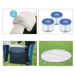 Spa inflatable Intex PureSpa Jets and burbujas 201 x 201 x 71 cm 28458EX