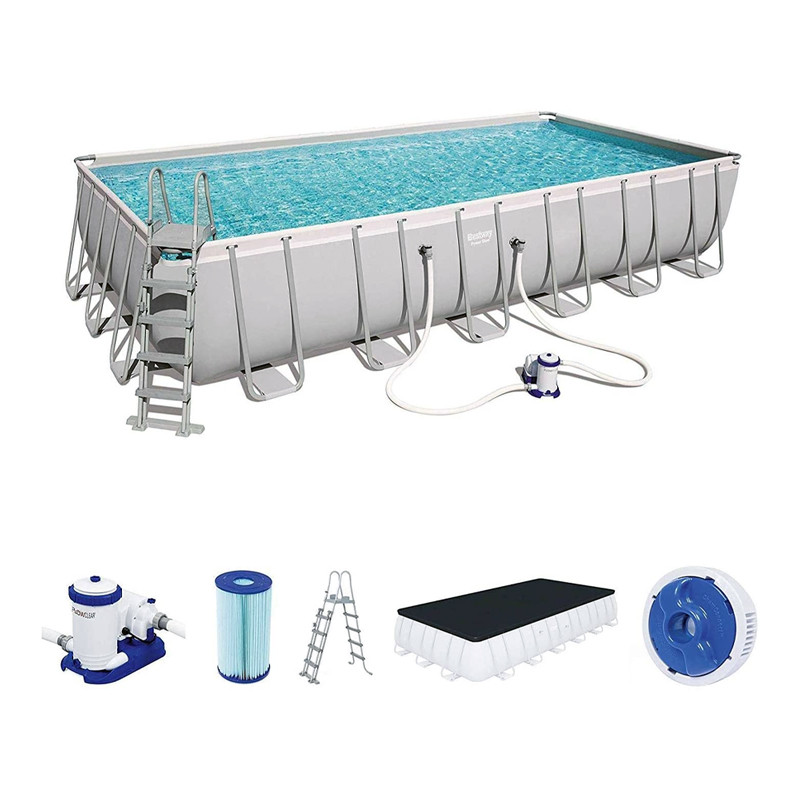 Piscina Desmontable Bestway Power Steel 732 x 366 x 132 cm Piscina Desmontable Bestway Power Steel 732 x 366 x 132 cm