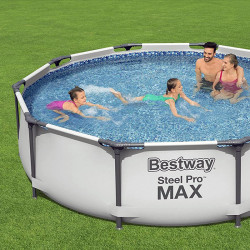 Piscina Bestway Steel Pro MAX 366 x 100 cm con Depuradora de Cartucho