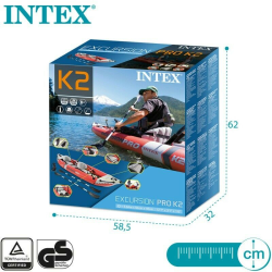 Kayak de recreo Hinchable Intex Excursion Pro K2 384x94x46 cm 68309NP