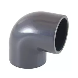 90-Degree Elbow Smooth Pvc D. 50 mm.