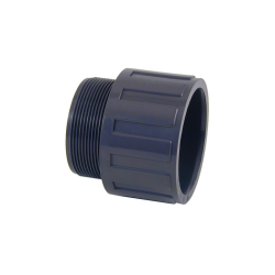 Terminal PVC para encolar y roscar macho 1.1/2" - 50 mm