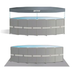 Piscina Intex Ultra XTR Frame 488x122cm con depuradora de arena y escalera 26326NP