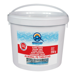 Cloro Lento Alboral PS Tabletas 250gr Quimicamp 5 Kg