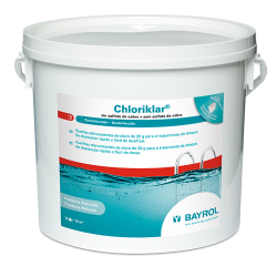 Chlorine Choque Chloriklar Tabletas 20gr Especial Liner Bayrol 5 kg